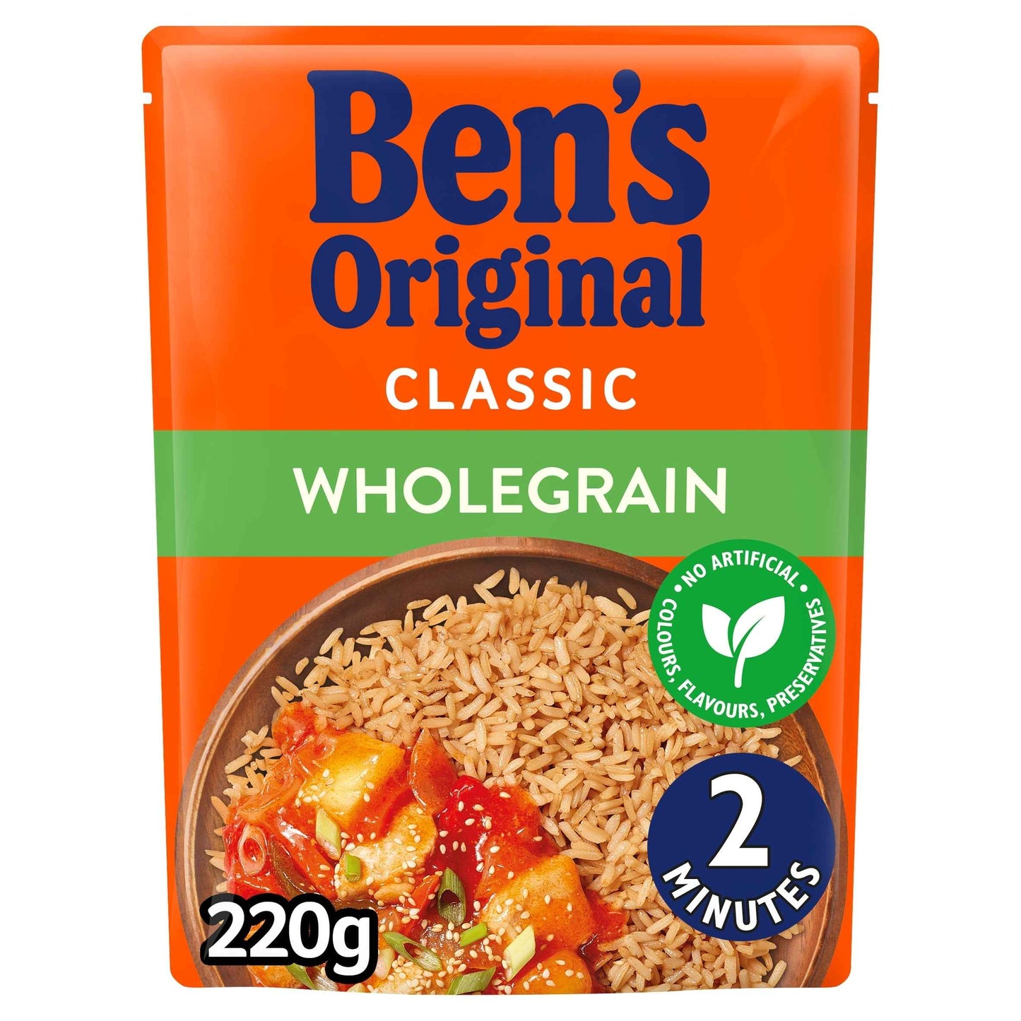 Classic Wholegrain Rice 220g by Ben's Original