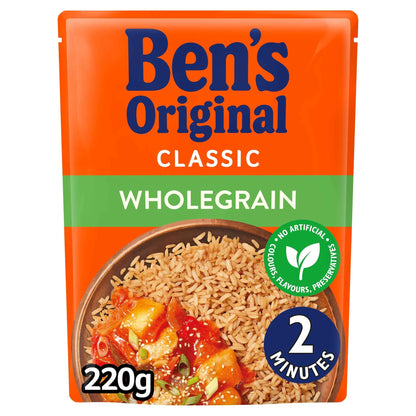 Classic Wholegrain Rice 220g by Ben's Original