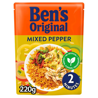 Mixed Pepper Microwave Rice by Ben's Original