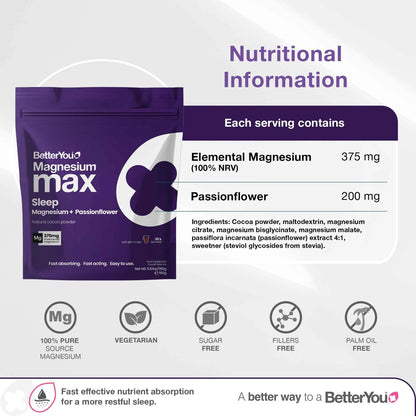 Better You Magnesium Max Sleep Passionflower by BetterYou