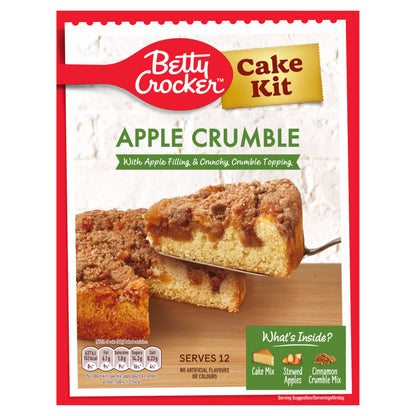 Apple Crumble Cake Kit 388g by Betty Crocker at The British Vault