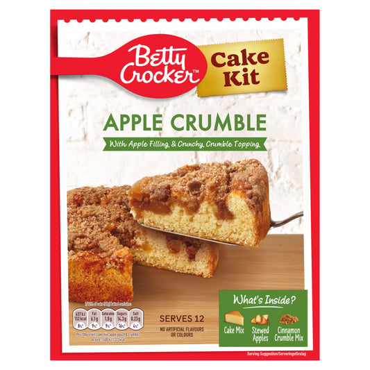 Apple Crumble Cake Kit 388g by Betty Crocker at The British Vault