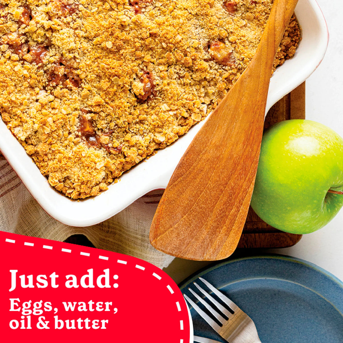 Apple Crumble Cake Kit 388g by Betty Crocker at The British Vault