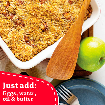 Apple Crumble Cake Kit 388g by Betty Crocker at The British Vault