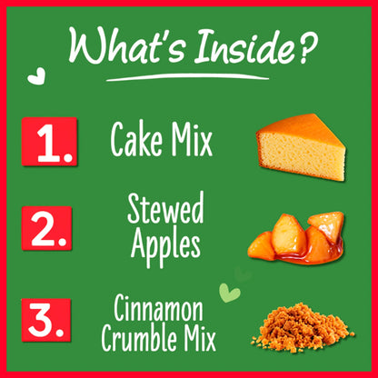 Apple Crumble Cake Kit 388g by Betty Crocker at The British Vault