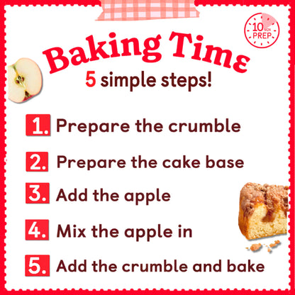 Apple Crumble Cake Kit 388g by Betty Crocker at The British Vault