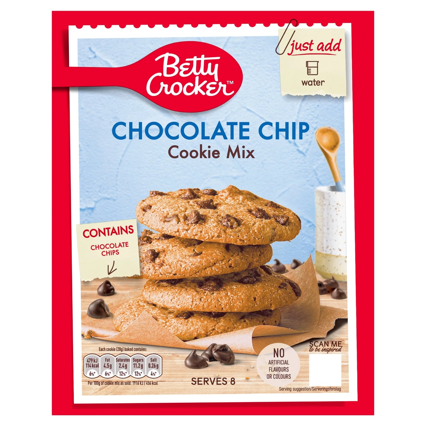 Chocolate Chip Cookie Mix 200g by Betty Crocker