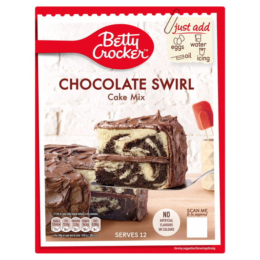 Chocolate Swirl Cake Mix 425g by Betty Crocker