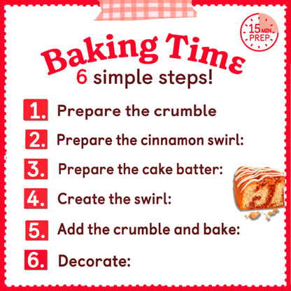 Cinnamon Swirl Cake Kit 465g by Betty Crocker at The British Vault