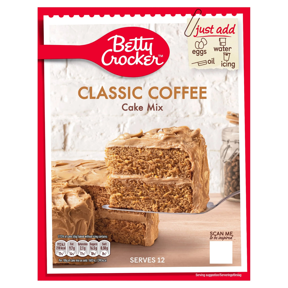 Coffee Cake Mix 425g by Betty Crocker