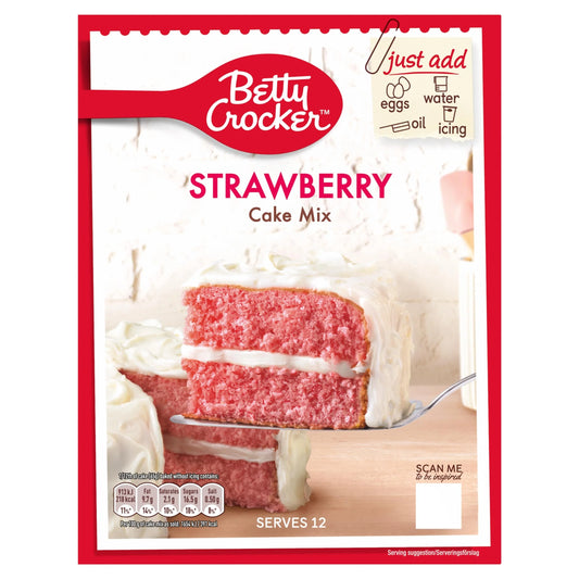 Strawberry Cake Mix 425g by Betty Crocker