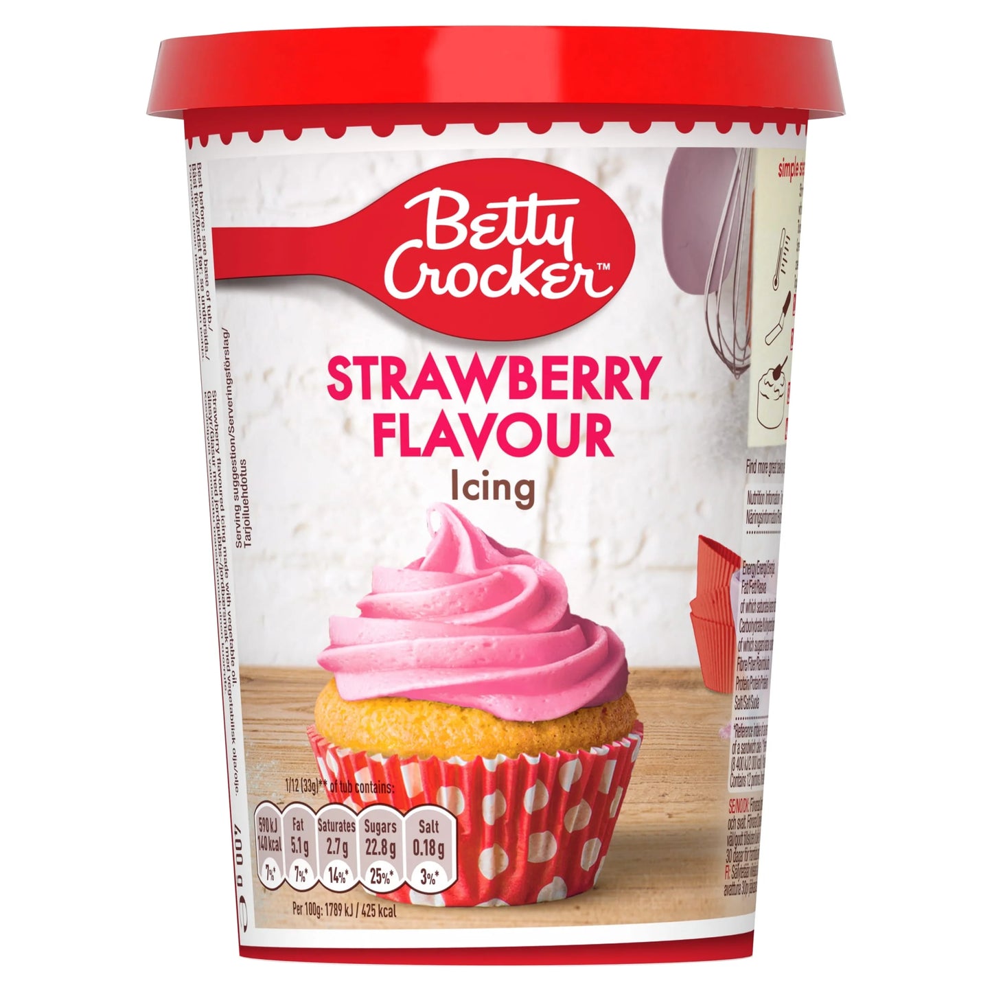 Strawberry Icing 400g by Betty Crocker