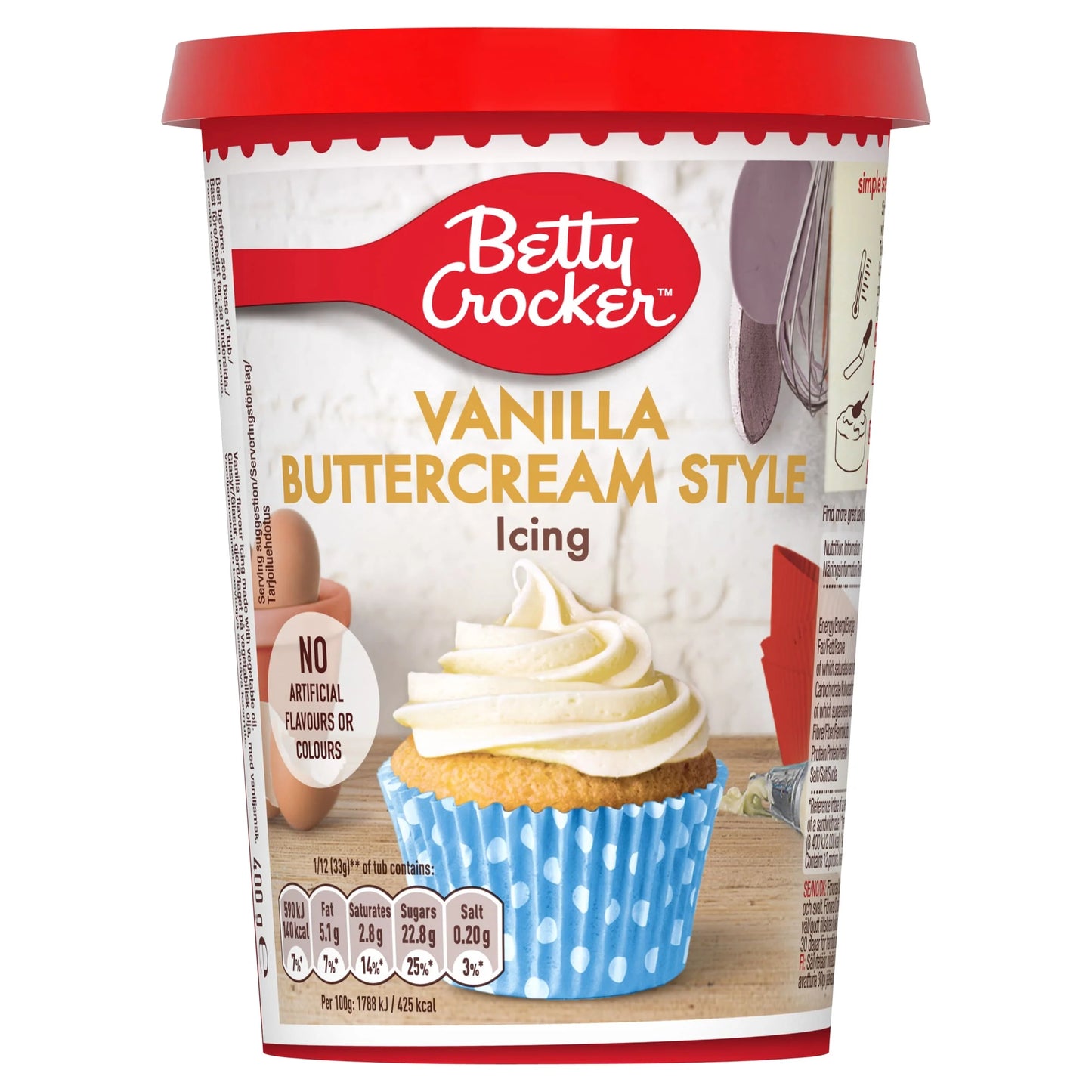Vanilla Buttercream Style Icing by Betty Crocker
