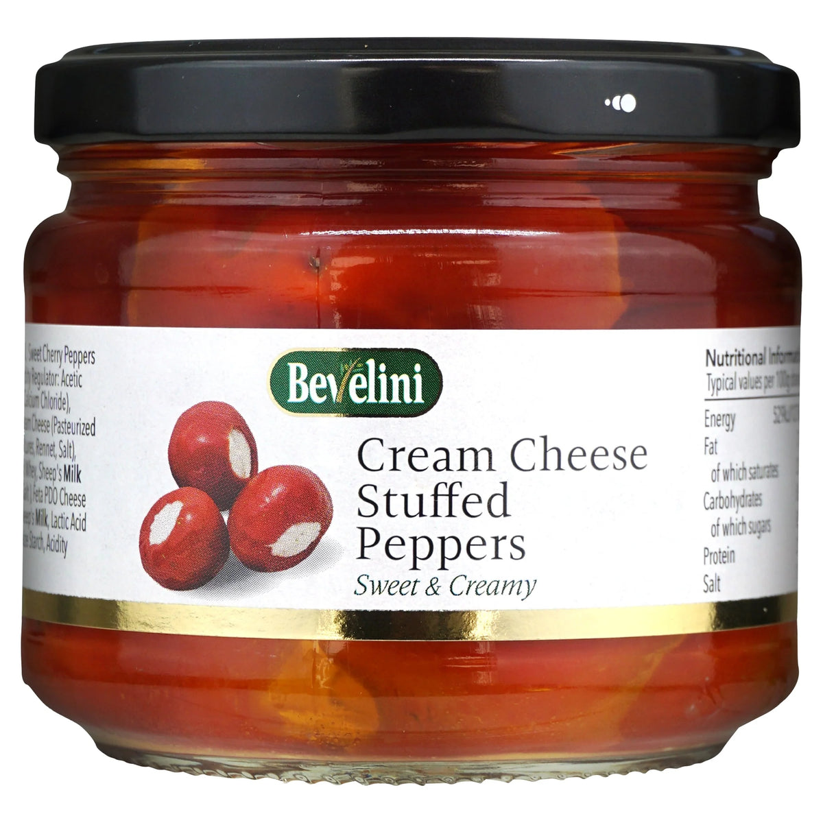 Cream Cheese Stuffed Peppers 280g by BEVELINI