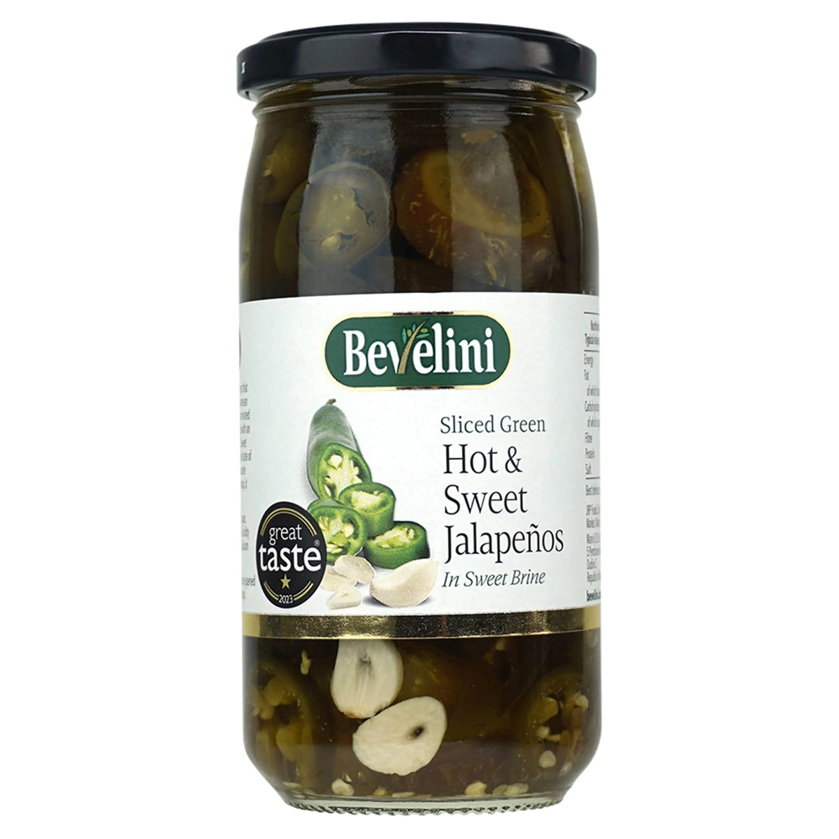 Hot & Sweet Jalapenos 400g by BEVELINI