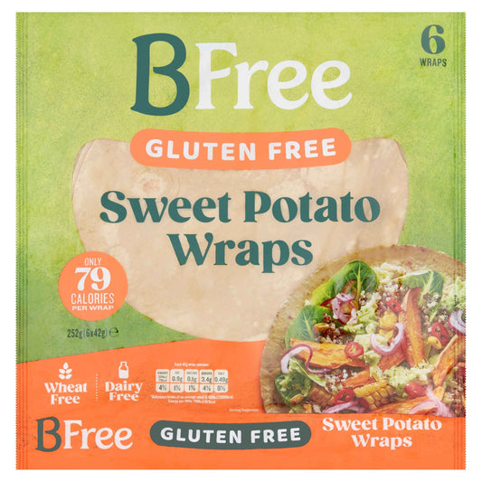 Gluten Free Sweet Potato Wraps 6 Pack by BFree
