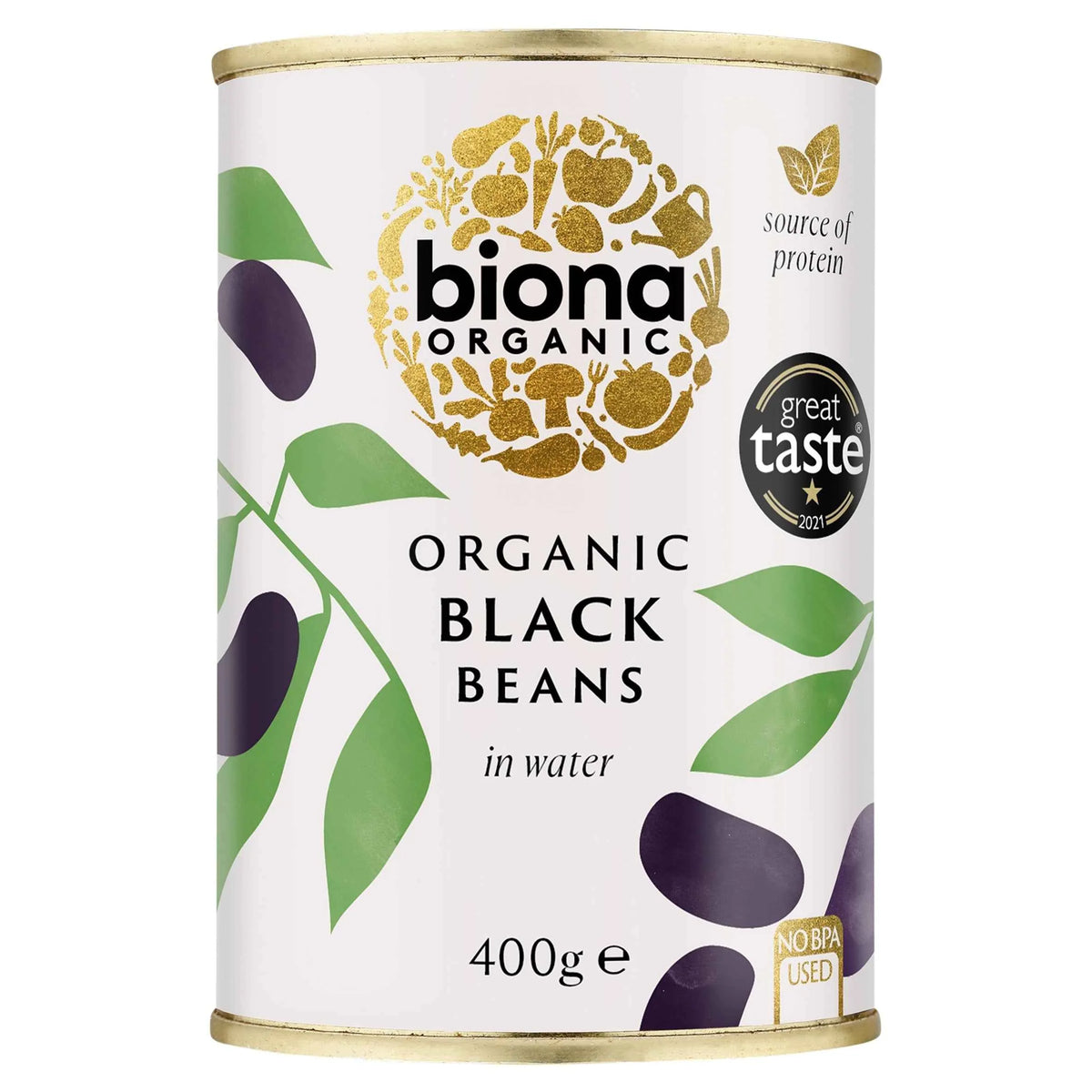 Organic Black Beans 400g by BIONA