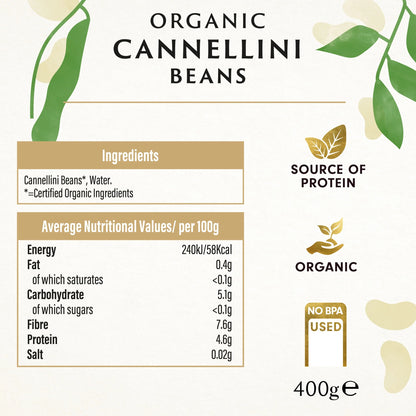Organic Cannellini Beans 400g by BIONA