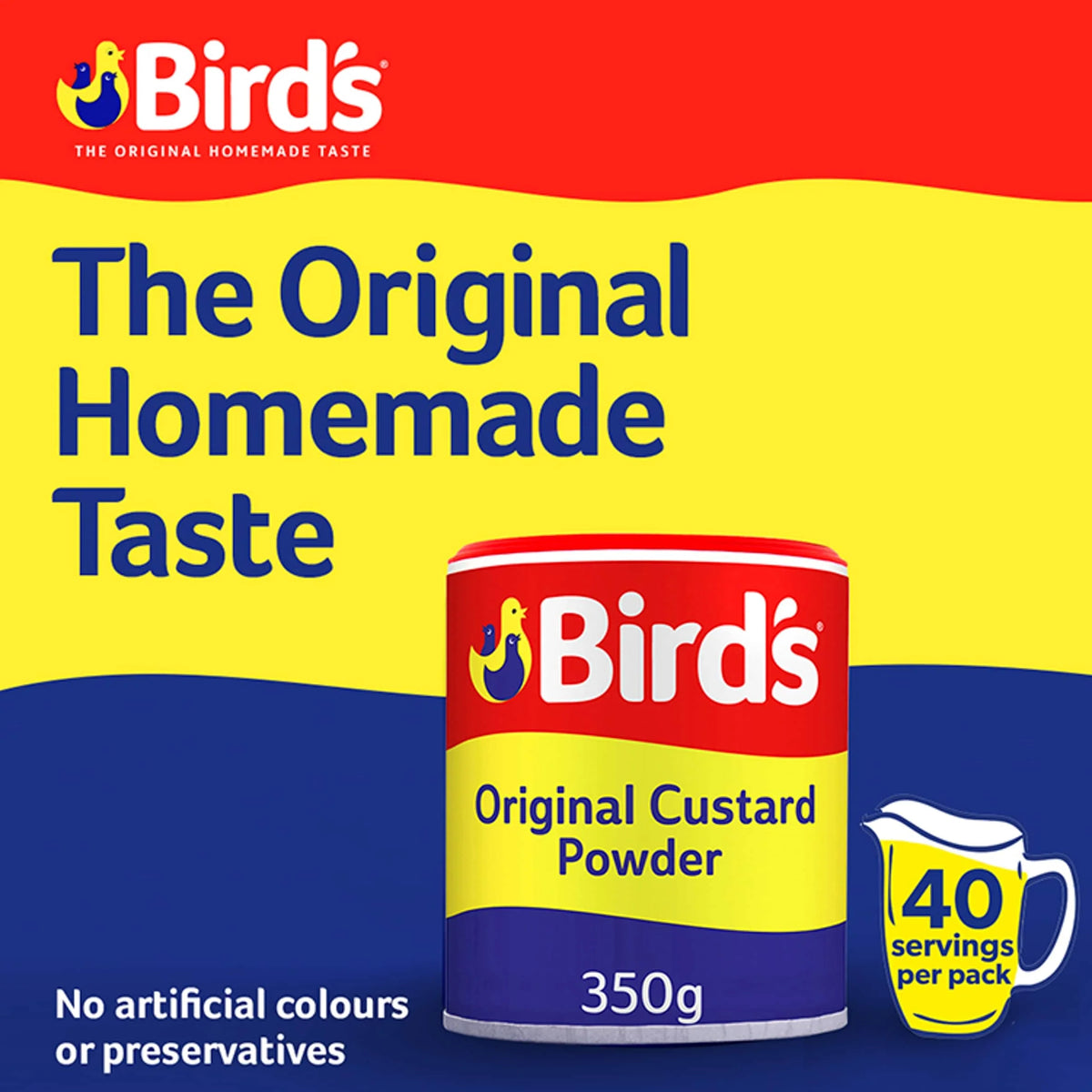 Bird's Original Custard Powder 350g by BIRDS