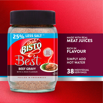 Best Beef Gravy Granules 25% Less Salt by BISTO