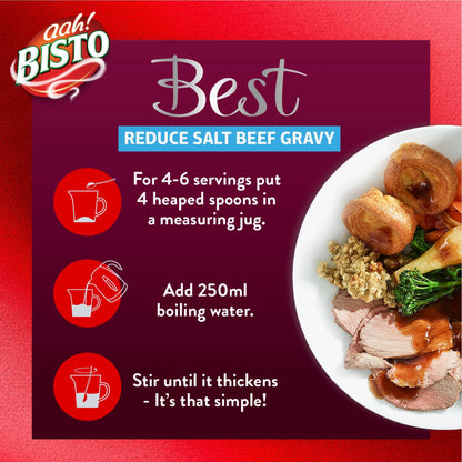 Best Beef Gravy Granules 25% Less Salt by BISTO
