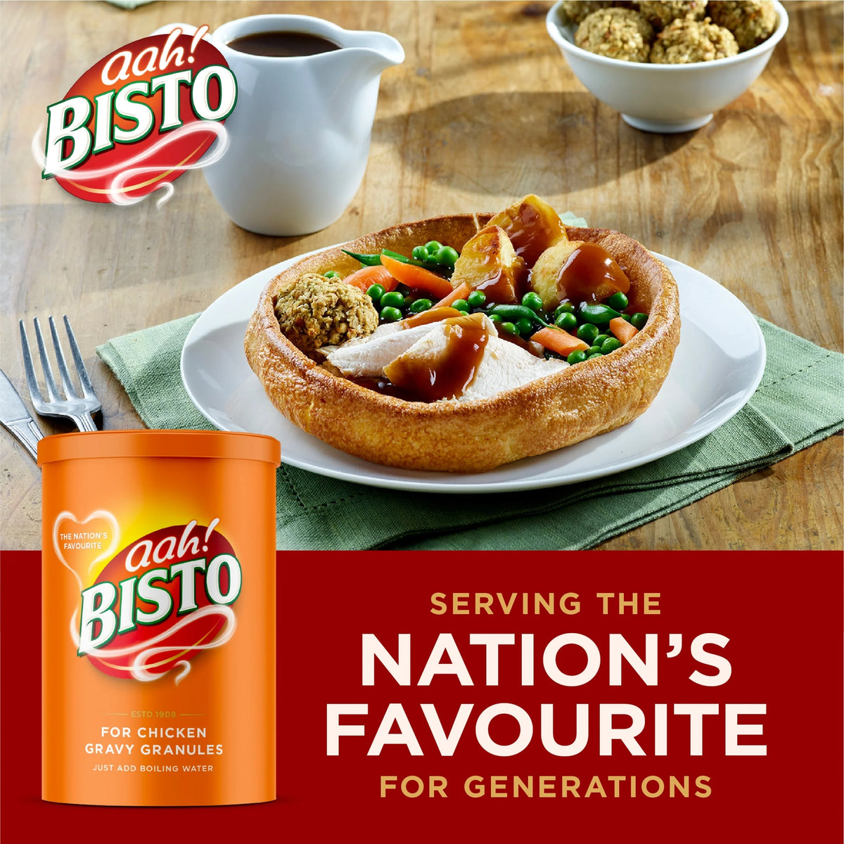 Chicken Gravy Granules 190g by BISTO