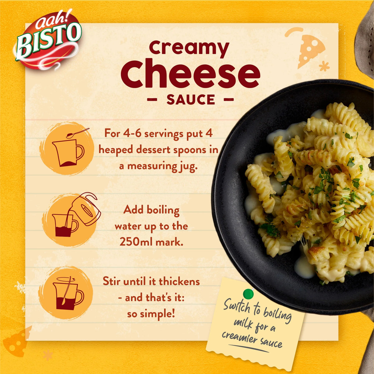 Creamy Cheese Sauce Mix 170g by BISTO