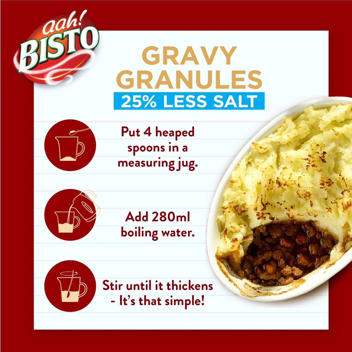 Reduced Salt Gravy Granules 450g by BISTO
