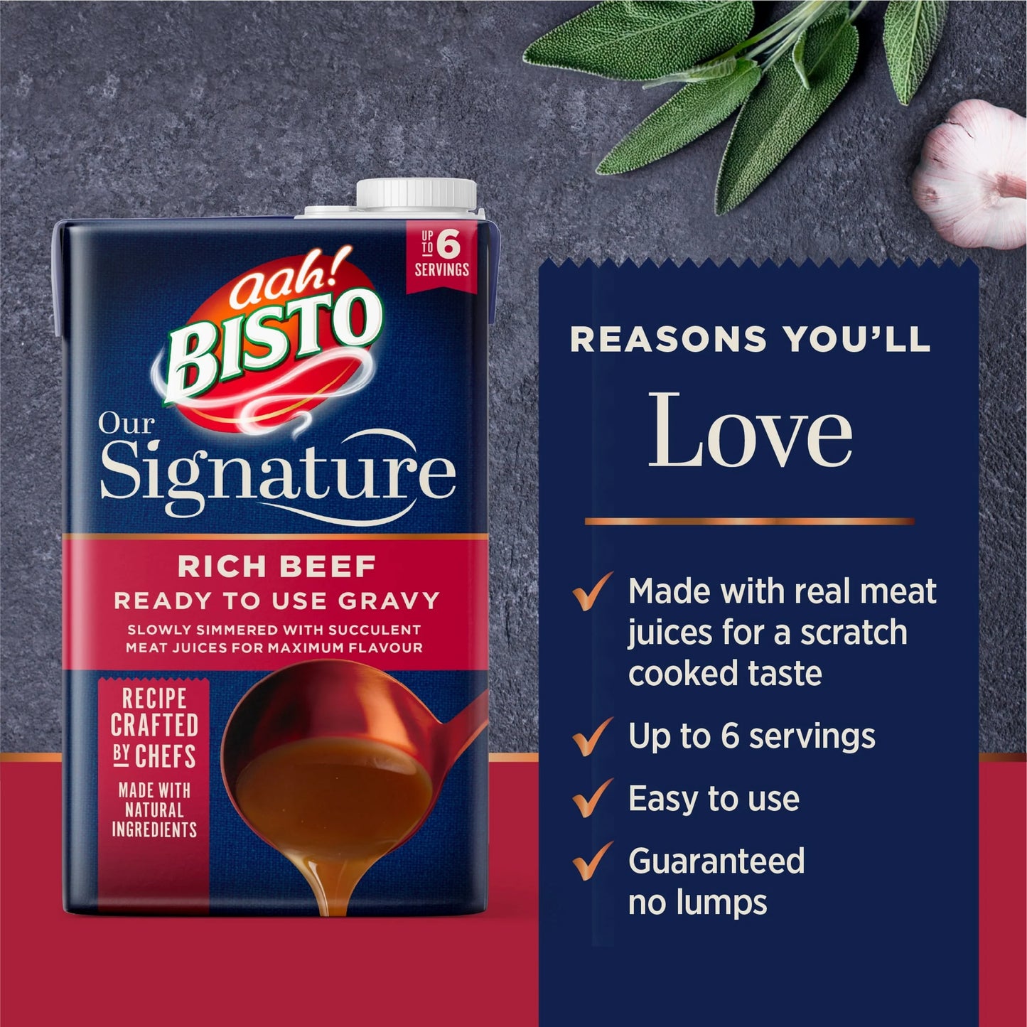 Signature Rich Beef Ready To Use Gravy by BISTO