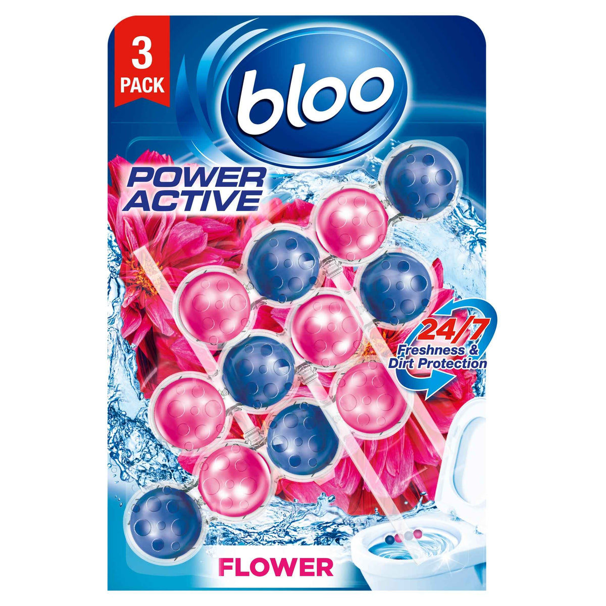 Power Active Flower Rim Blocks 3 X 50g by BLOO