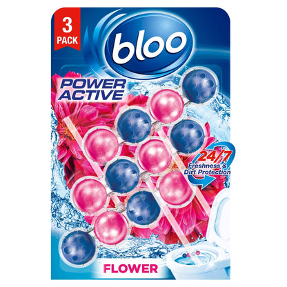 Power Active Flower Rim Blocks 3 X 50g by BLOO