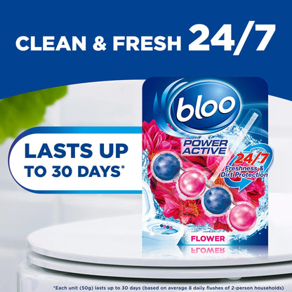 Power Active Flower Rim Blocks 3 X 50g by BLOO