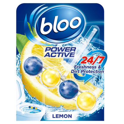 Power Active Lemon Toilet Rim Block 50g by BLOO