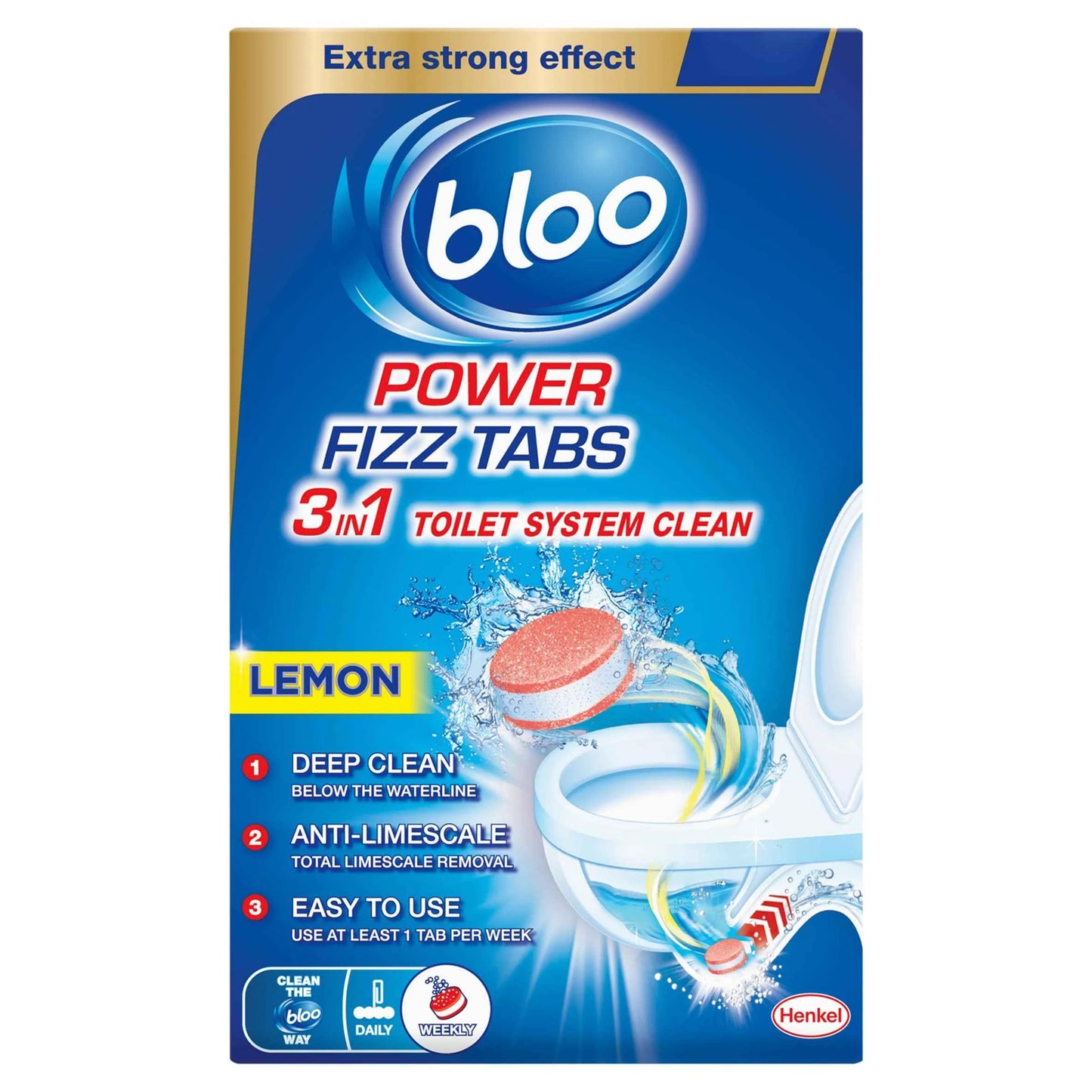 Power Fizz Tabs 3 In 1 Toilet System by BLOO
