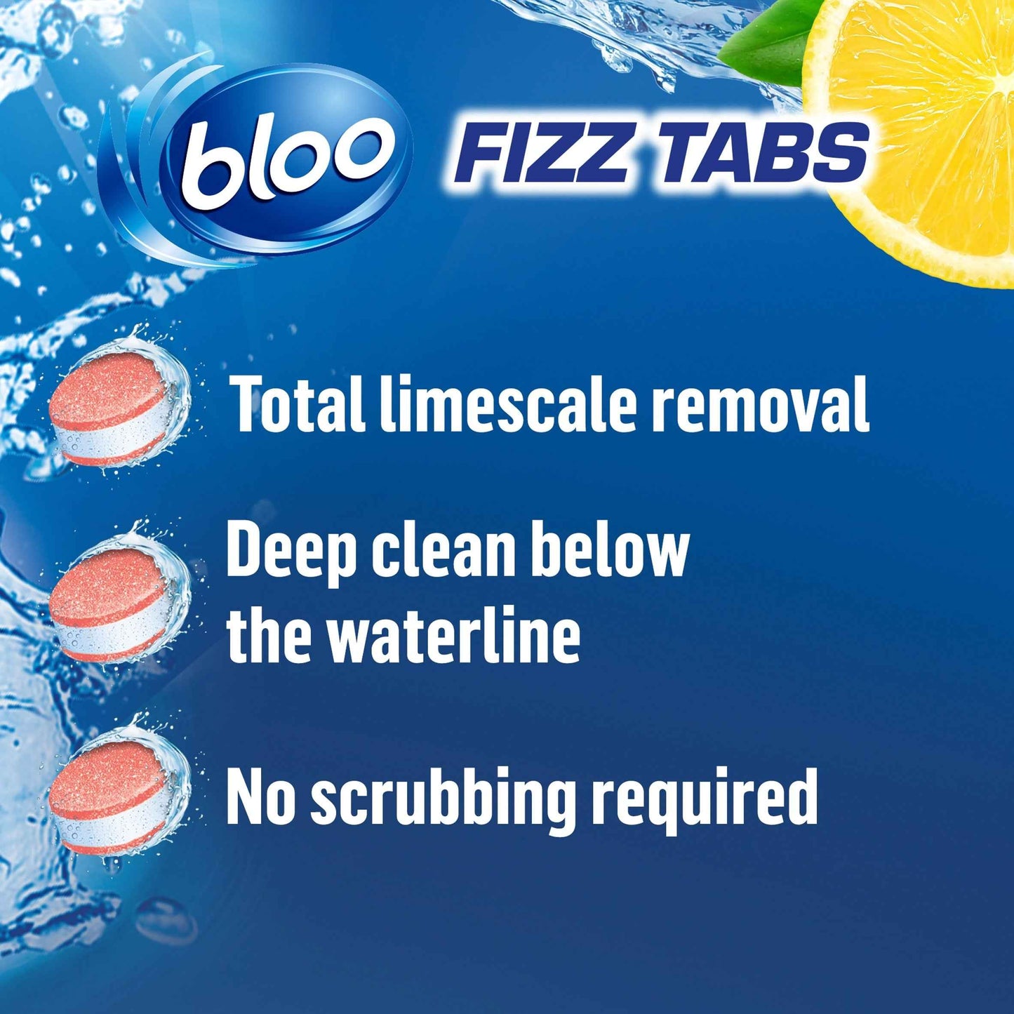 Power Fizz Tabs 3 In 1 Toilet System by BLOO
