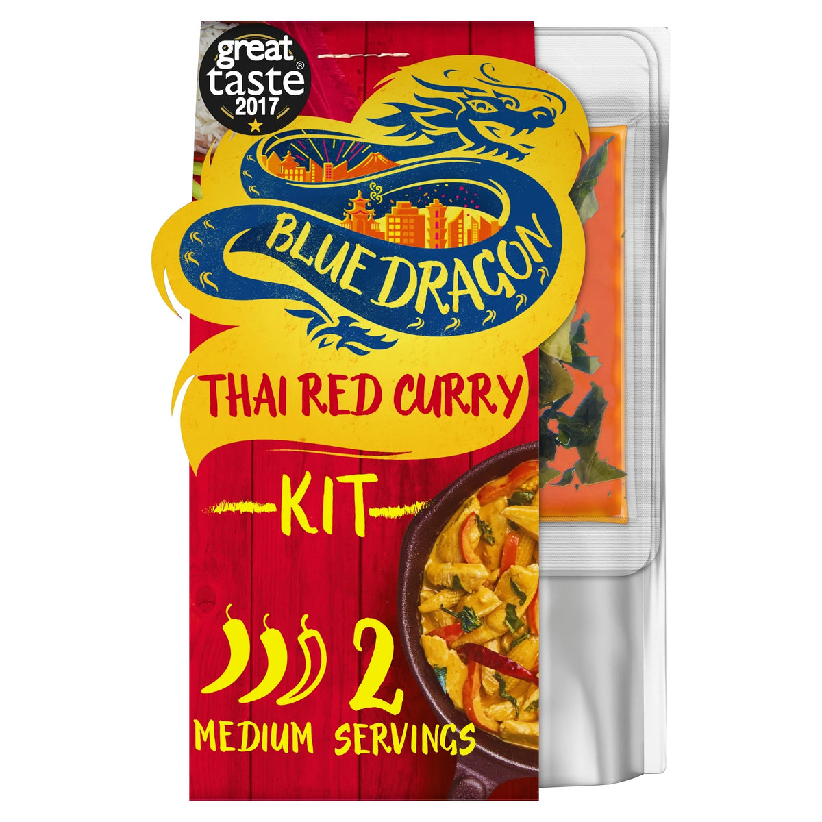 3 Step Thai Red Curry 253g by BLUE DRAGON