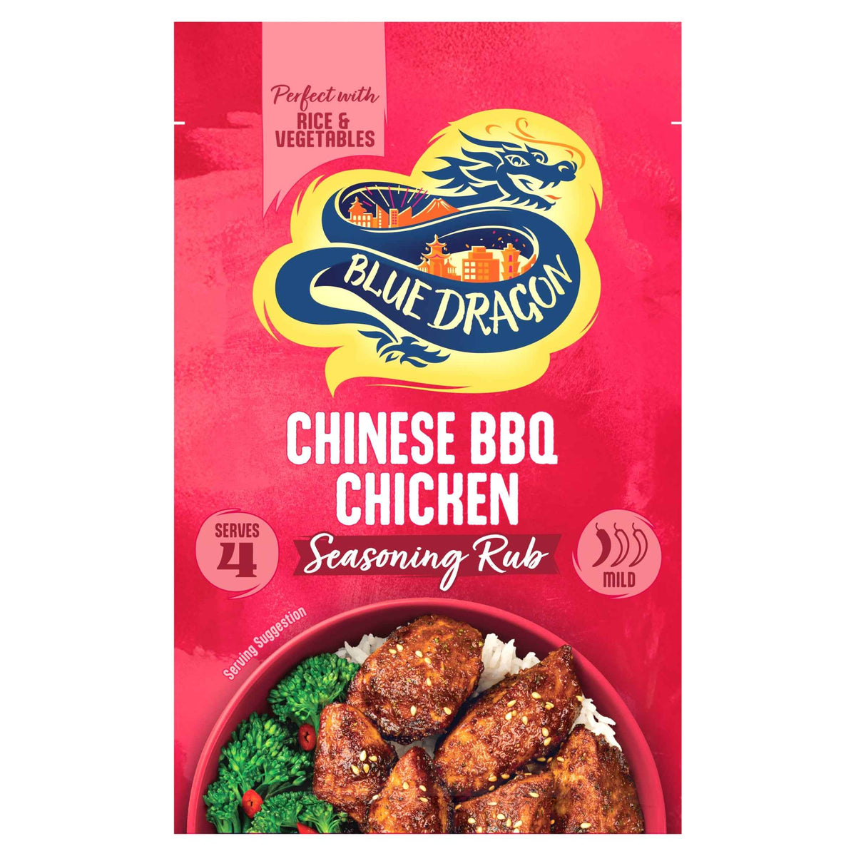Chinese Bbq Chicken Seasoning Rub 25g by BLUE DRAGON