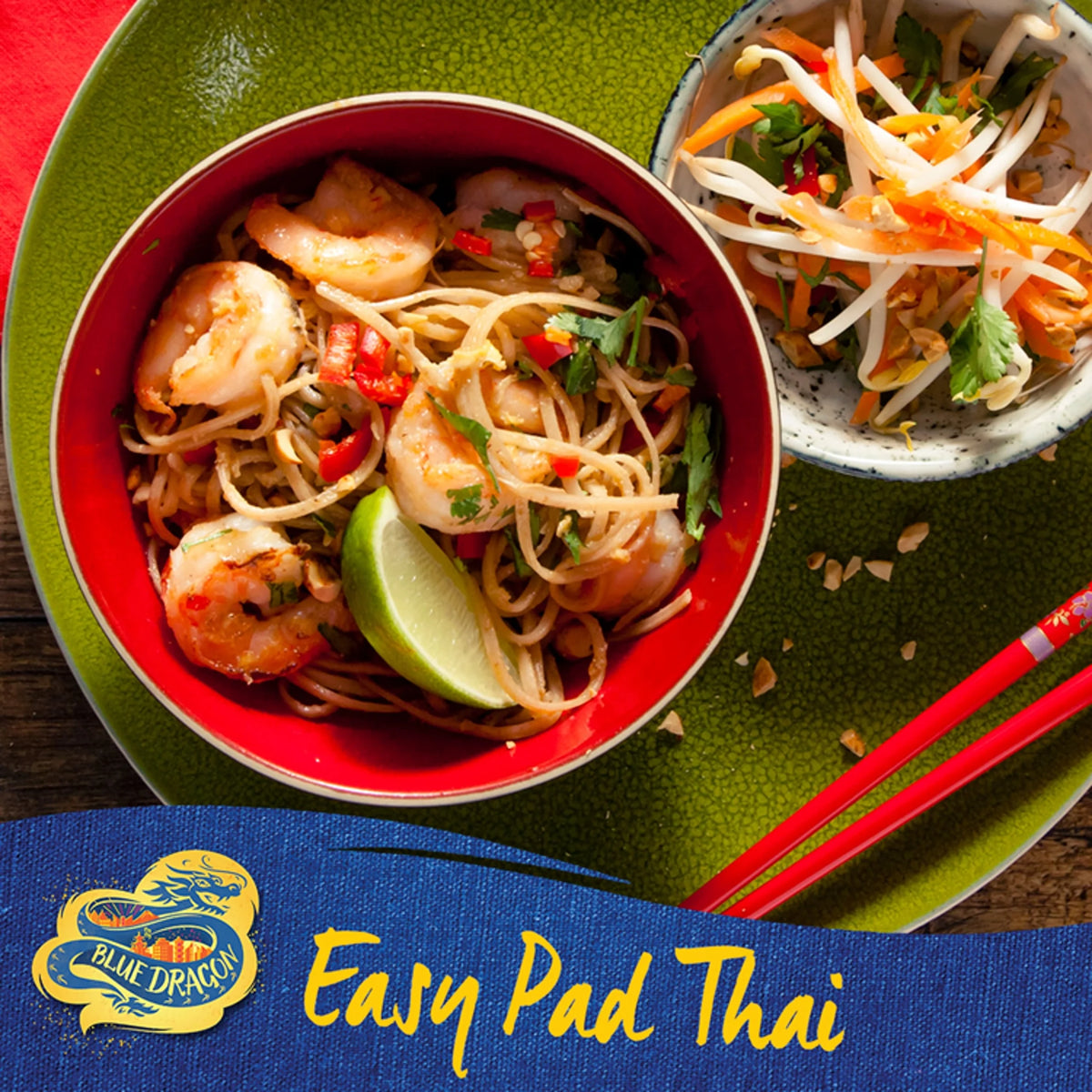 Pad Thai Noodles Kit 265g by BLUE DRAGON