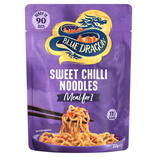 Sweet Chilli Noodles Ready Meal 250g by BLUE DRAGON