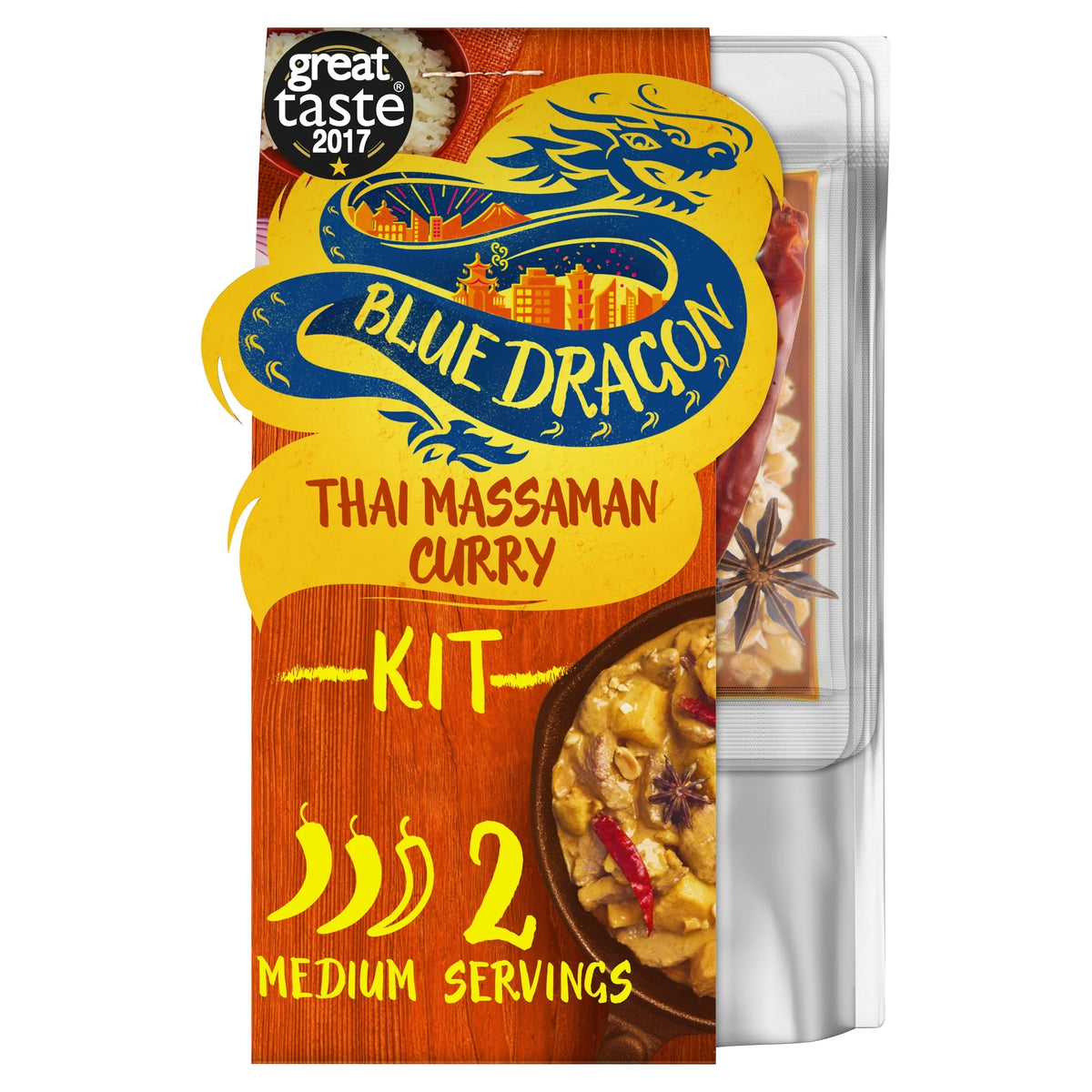 Thai Massaman Curry Kit 273g by BLUE DRAGON