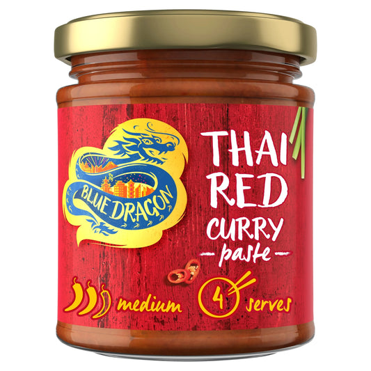Thai Red Curry Paste 170g by BLUE DRAGON