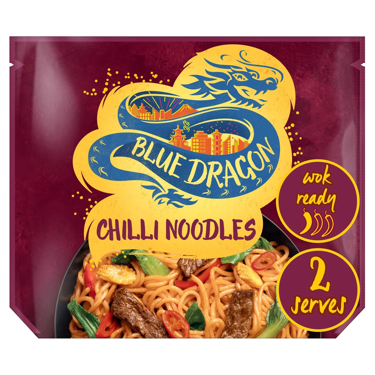 Wok Ready Chilli Noodles 300g by BLUE DRAGON