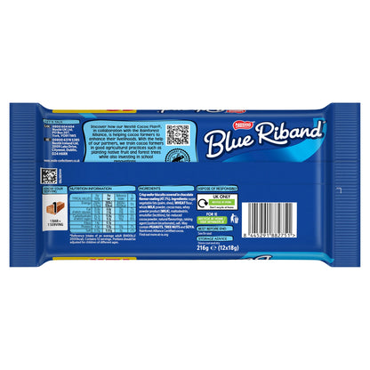 Chocolate Wafer Biscuits by BLUE RIBAND at The British Vault