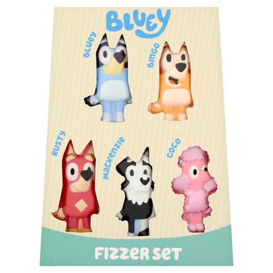 5 Bath Fizzer Set 250g by BLUEY at The British Vault