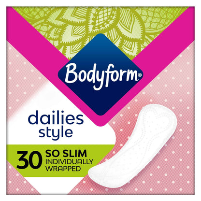 Dailies So Slim Panty Liners 30 Pack by BODYFORM