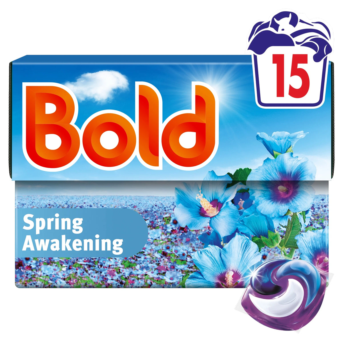 Washing Liquid Pods Spring Awakening 15 by Bold