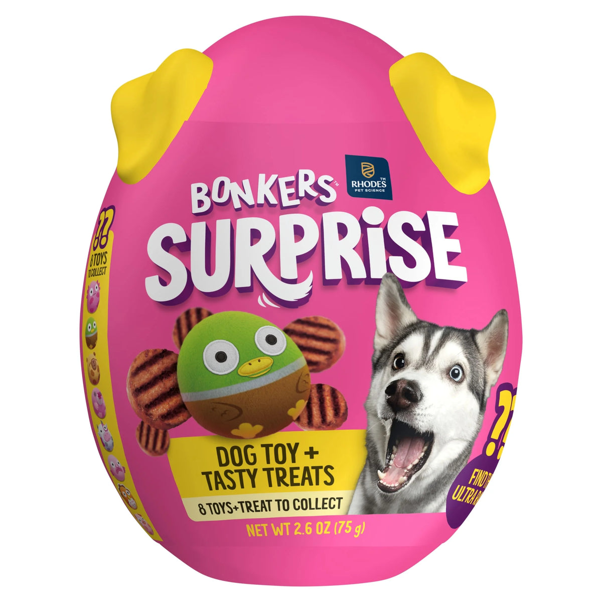 Dog Treats Bbq Patties & Toys Chicken by Bonkers