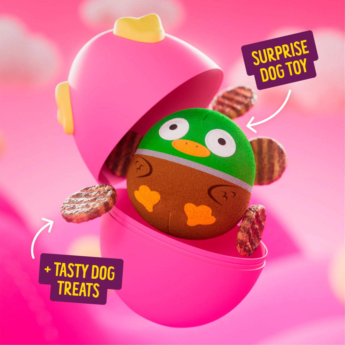 Dog Treats Bbq Patties & Toys Chicken by Bonkers