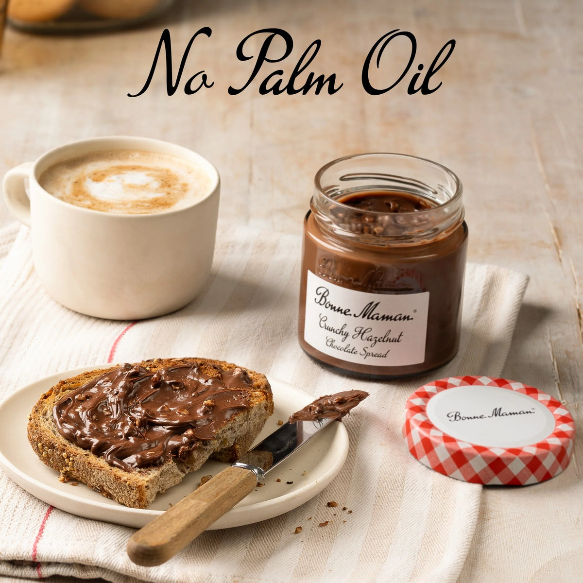 Crunchy Hazelnut Chocolate Spread by Bonne Maman