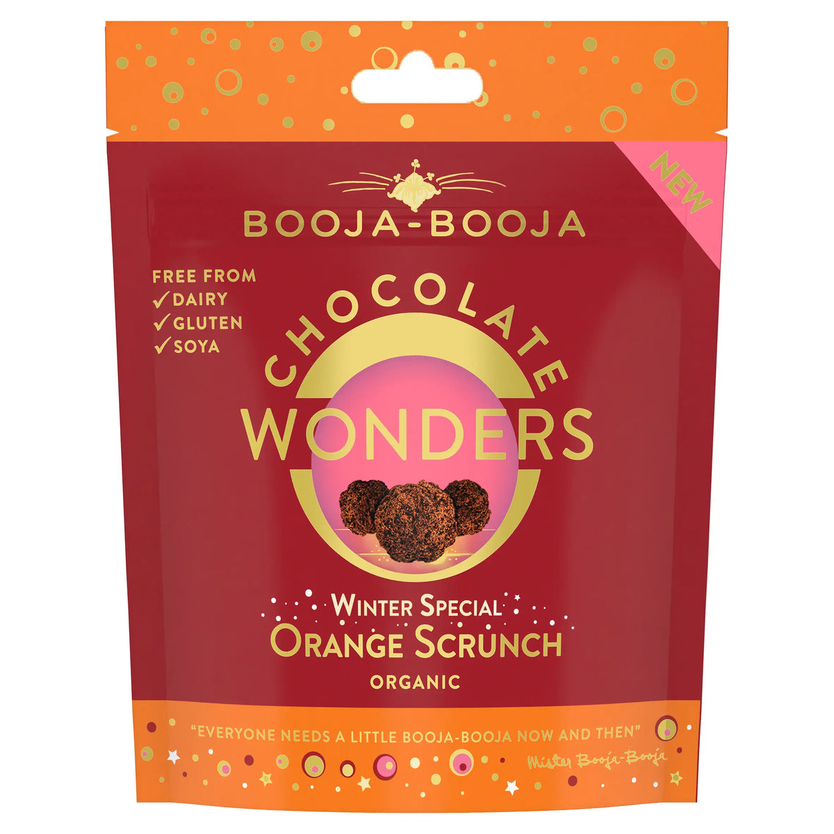 Booja-booja Orange Scrunch Chocolate Wonders by BOOJA BOOJA at The British Vault